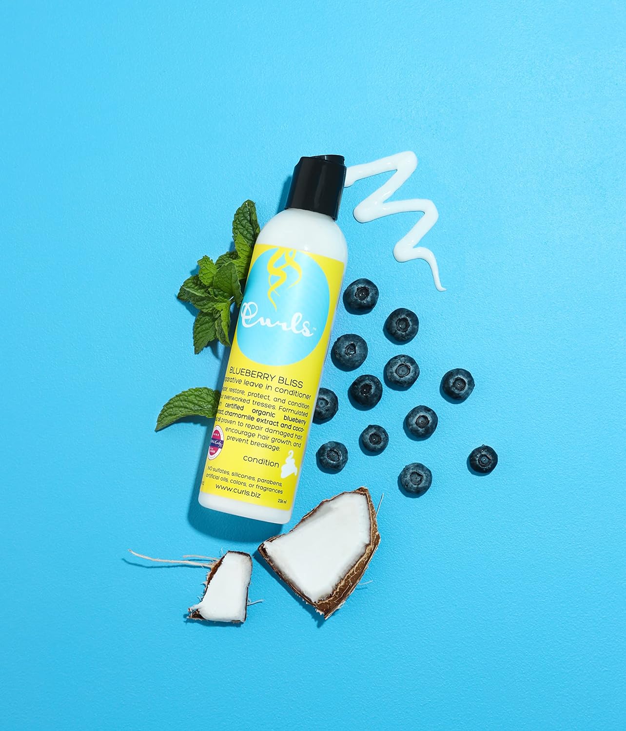 Curls Blueberry Bliss Reparative Leave In Conditioner